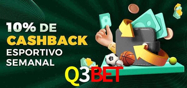 10% de bônus de cashback na Q3Bet